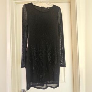 Black studded dress, size M